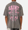 Saint Morta Wraith Crucifix T-Shirt Washed Charcoal