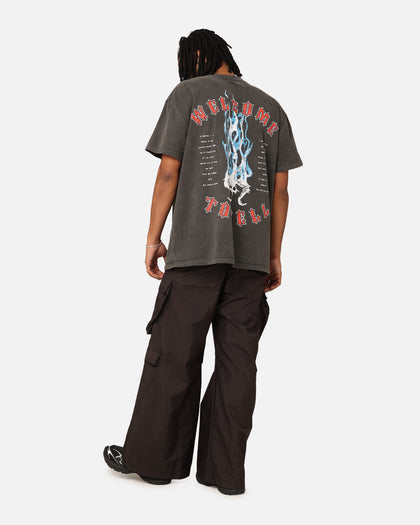 American Thrift X Lord Of The Rings The Balrog Heavyweight T-Shirt Black Wash