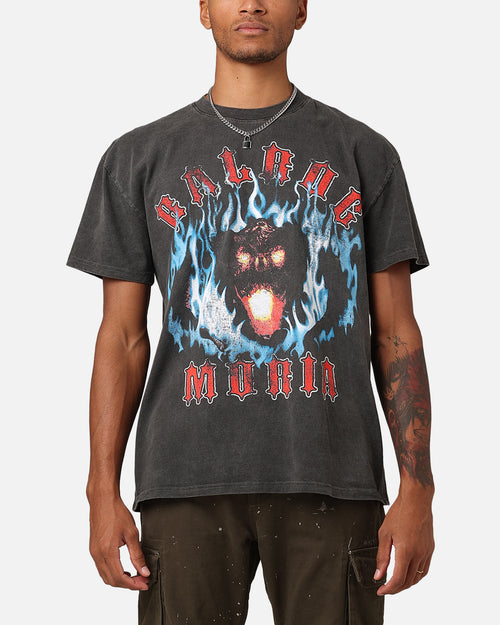 American Thrift X Lord Of The Rings The Balrog Heavyweight T-Shirt Black Wash