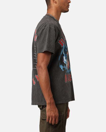 American Thrift X Lord Of The Rings The Balrog Heavyweight T-Shirt Black Wash