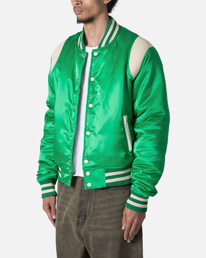 MNML Classic Varsity Jacket Green