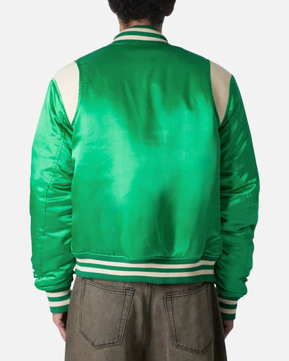 MNML Classic Varsity Jacket Green