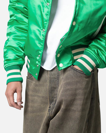 MNML Classic Varsity Jacket Green