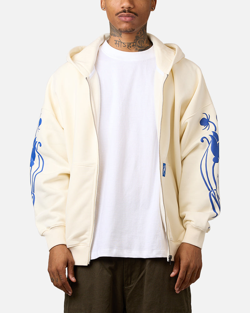 Carre Nouveau Full Zip Hoodie Off White