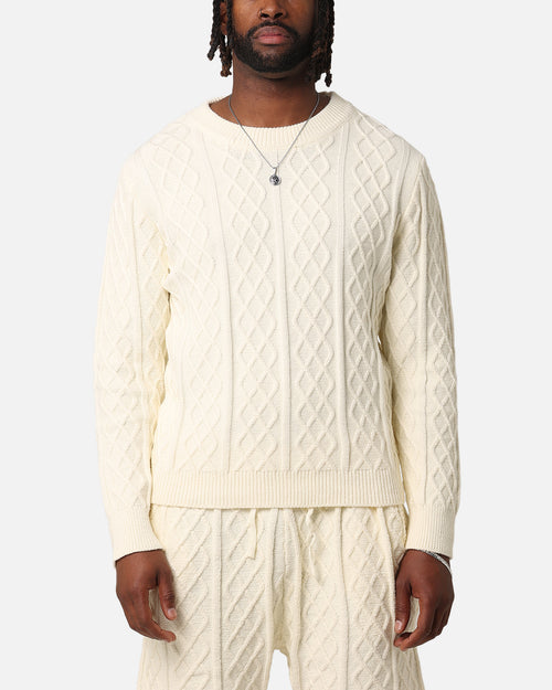 XXIII Lucas Cable Knit Sweater Cream