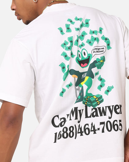 Market Slip And Fall T-Shirt White