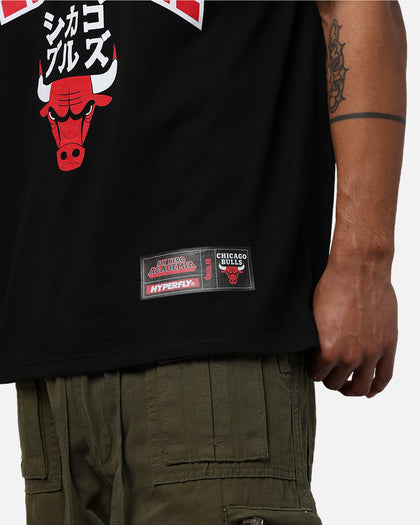 Hyperfly X My Hero Academia V NBA Chicago Bulls T-Shirt Black