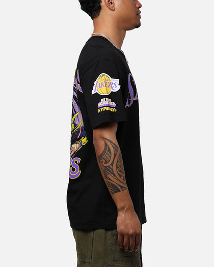 Hyperfly X My Hero Academia V NBA Los Angeles Lakers T-Shirt Black
