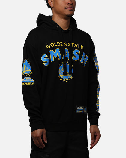 Hyperfly X My Hero Academia X NBA Golden State Warriors Hoodie Black