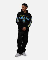 Hyperfly X My Hero Academia X NBA Golden State Warriors Hoodie Black