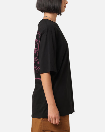 Playboy Neon Stack T-Shirt Black/Pink
