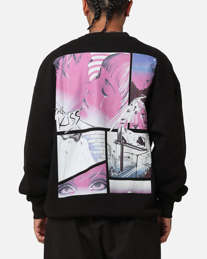 Playboy The Kiss Crewneck Black/Pink