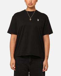 Playboy Women's Bunny Basics T-Shirt Black