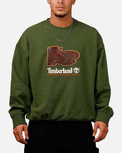 Timberland Badge Crewneck Forest Green