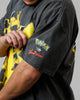 Pokémon By Loiter Pikachu Heavyweight T-Shirt Black Wash