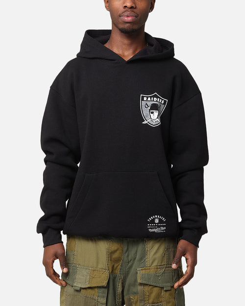 Mitchell & Ness Las Vegas Raiders 'Alter Ego' Flames Hoodie Faded Black