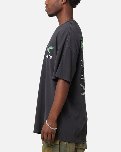 Mitchell & Ness Philadelphia Eagles 'Alter Ego' Flames T-Shirt Faded Black