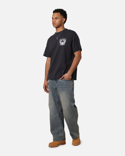 Mitchell & Ness Las Vegas Raiders Flames T-Shirt Faded Black