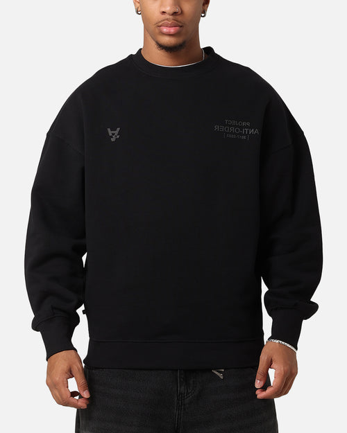 The Anti Order Project Anti Boxy Crewneck Black
