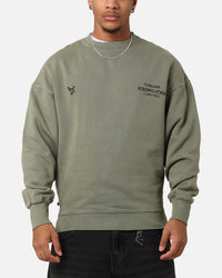 The Anti Order Project Anti Boxy Crewneck Vintage Army