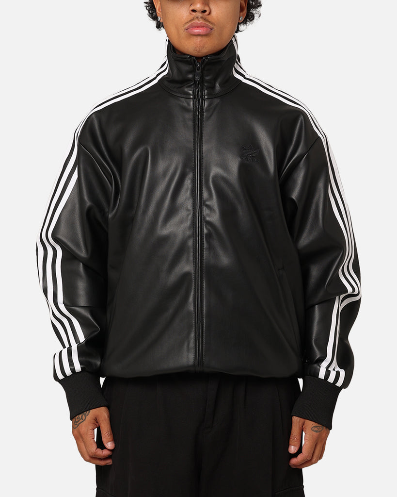 Adidas Faux Leather Adicolour 3-Stripes Loose Firebird Tracksuit
