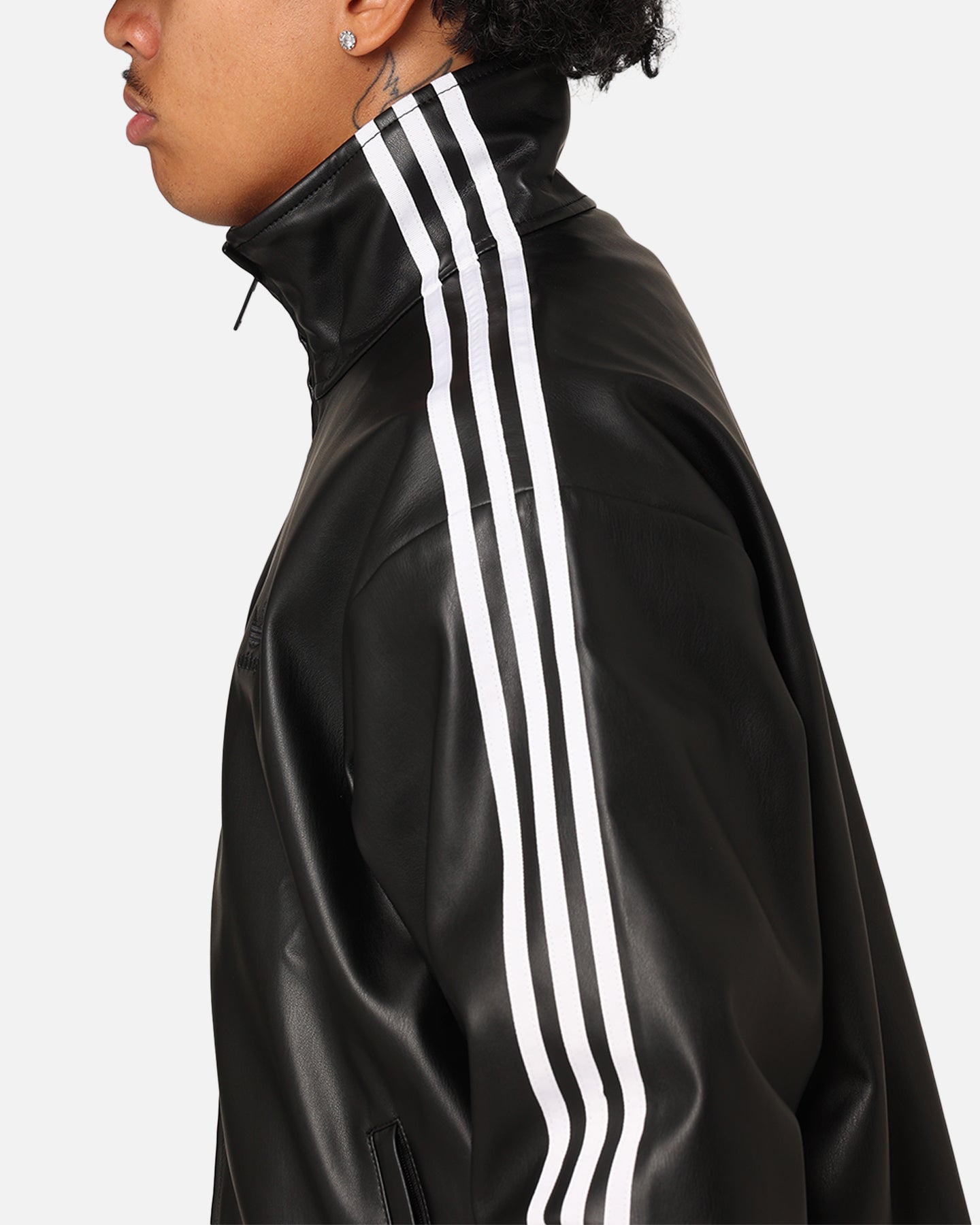 Adidas Faux Leather Adicolour 3-Stripes Loose Firebird Tracksuit