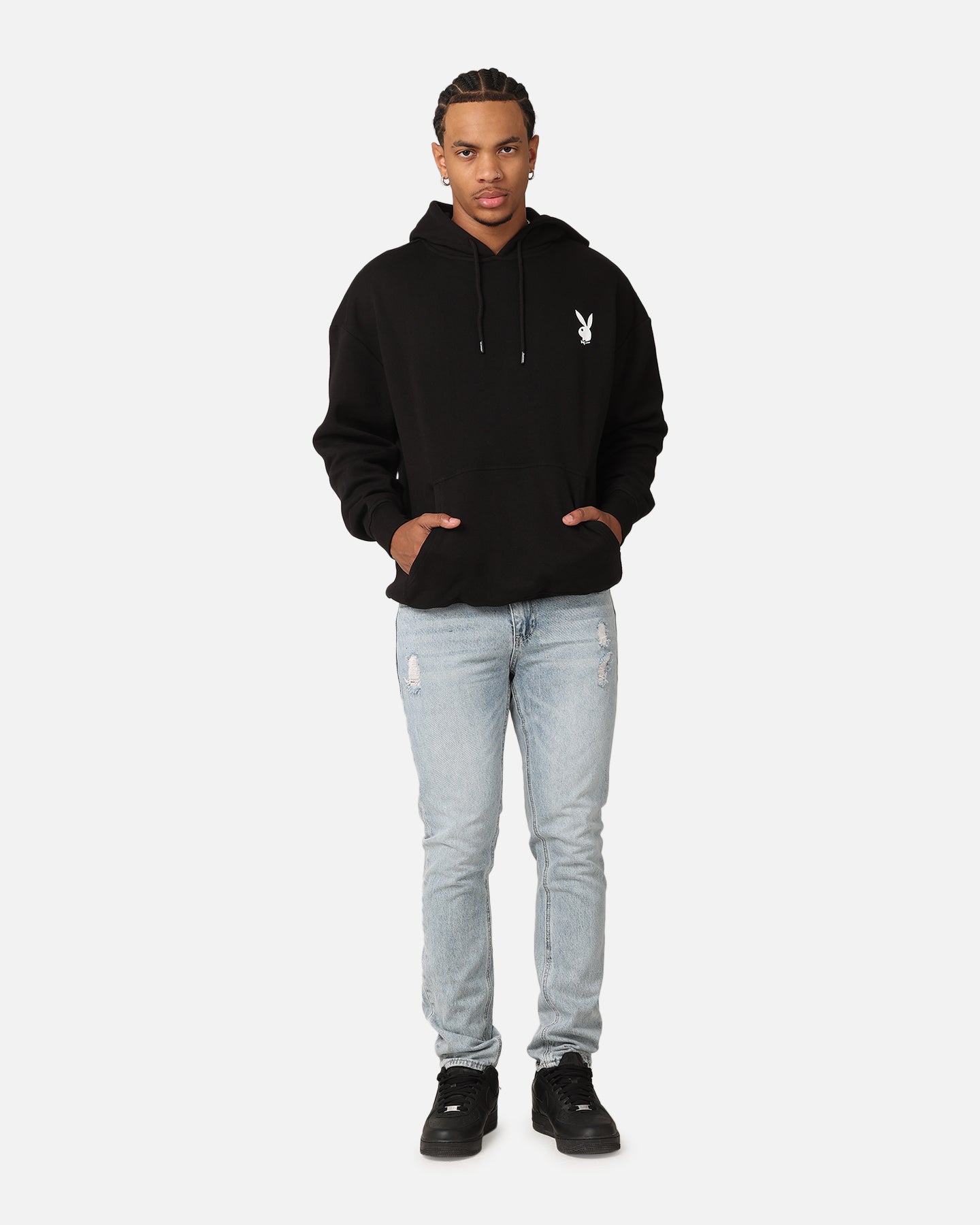 Playboy Lockup Hoodie Black | Culture Kings