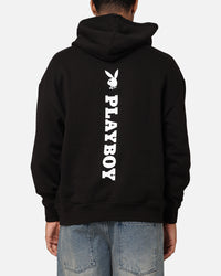 Playboy Logo Lockup Hoodie Black