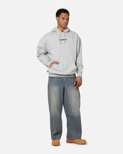 Playboy RHD Sqaured Hoodie Grey Marle