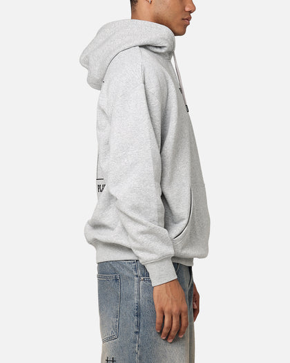 Playboy RHD Sqaured Hoodie Grey Marle