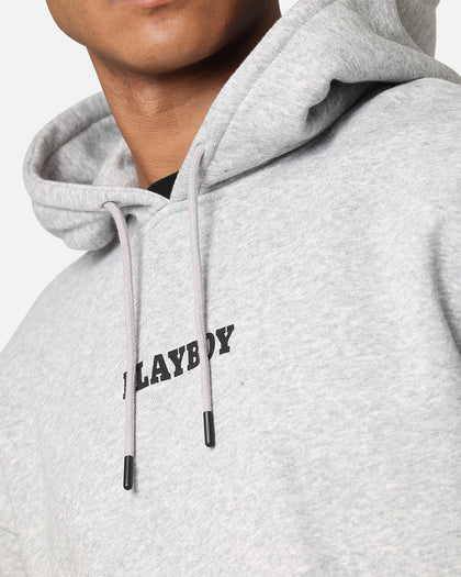 Playboy RHD Sqaured Hoodie Grey Marle