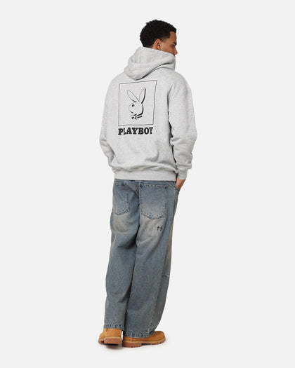 Playboy Solo RHD Icon Hoodie Grey Marle