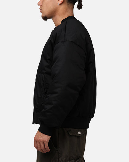 The Anti Order Oversized Cropped Bomber Jacket Black