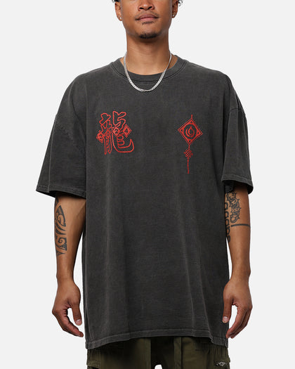 Culture Kings Year Of The Dragon T-Shirt Black Wash