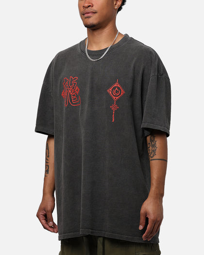 Culture Kings Year Of The Dragon T-Shirt Black Wash
