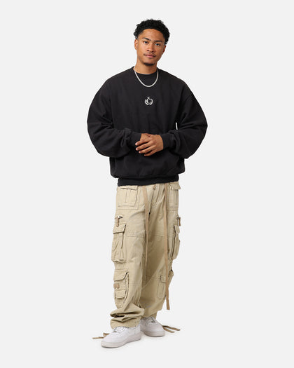 Culture Kings CK Embroidered Crewneck Off Black