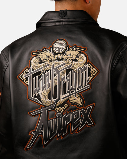 Avirex Twin Dragon Jacket Black