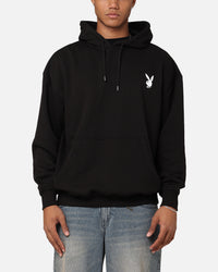 Playboy Repeat Bunny Stack Hoodie Black