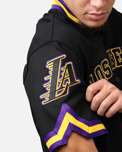 Pro Standard Los Angeles Lakers Warm Up Shirt Black