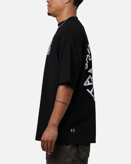 Saint Morta Vortex Mock T-Shirt Black