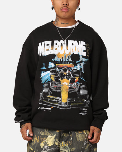 Mitchell & Ness X McLaren Lando Norris #4 Track Crewneck Faded Black
