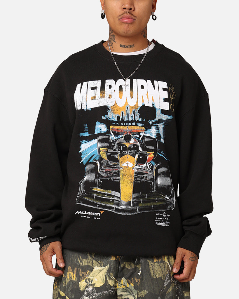 Mitchell Ness X McLaren Lando Norris #4 Track Crewneck Faded