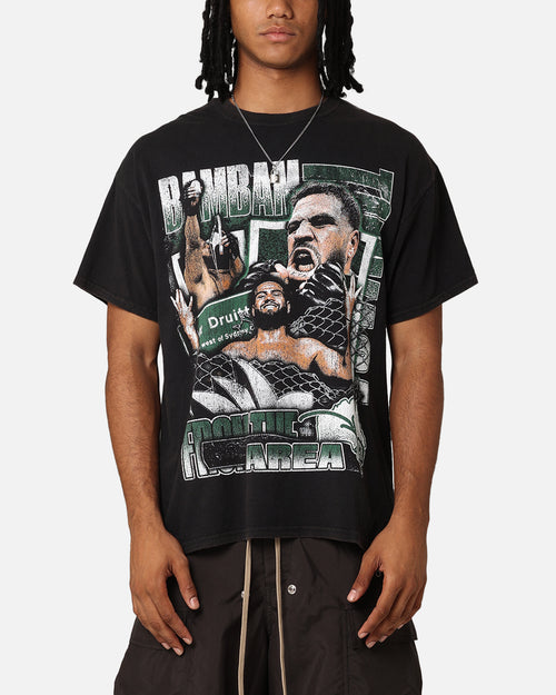 UFC By Goat Crew Tai Tuivasa Bam Bam FTA Vintage T-Shirt Black Wash