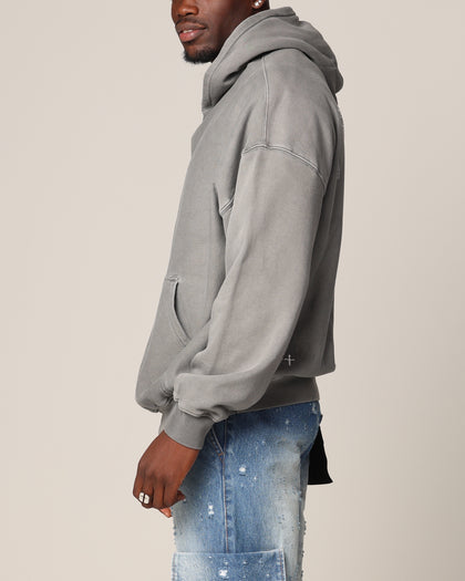 Saint Morta Skeleton Key Hoodie Washed Charcoal