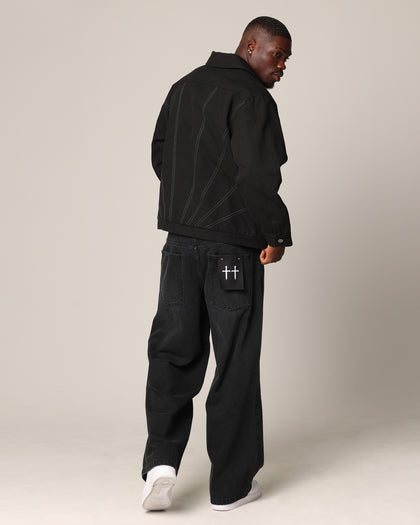 Saint Morta Rising Sun Work Jacket Black