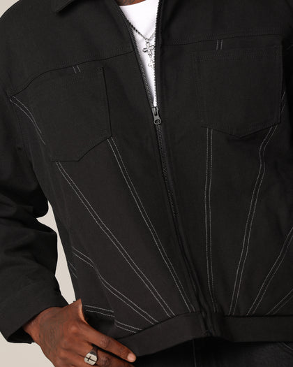 Saint Morta Rising Sun Work Jacket Black