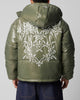 Loiter Star Born Puffer Jacket Green