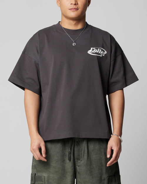 Loiter Metal Logo T-Shirt Charcoal