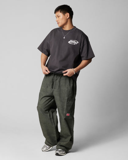 Loiter Metal Logo T-Shirt Charcoal