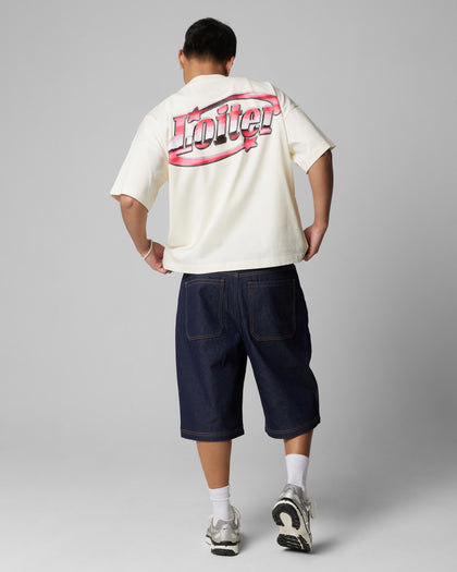 Loiter Metal Logo T-Shirt Off White
